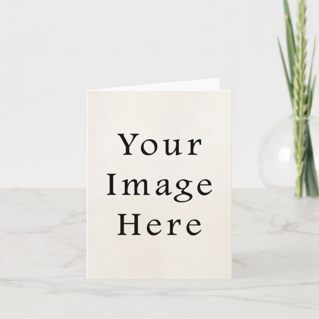Note Card Personalised 4x5.6 Vertical Cards Blank (Front)