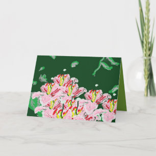Note Card : Pink Lilly's