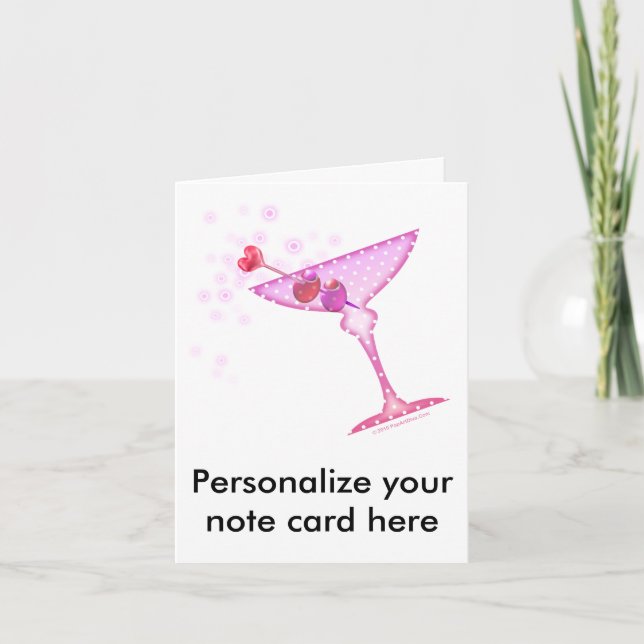 Note Card - PINK MARTINI (Front)