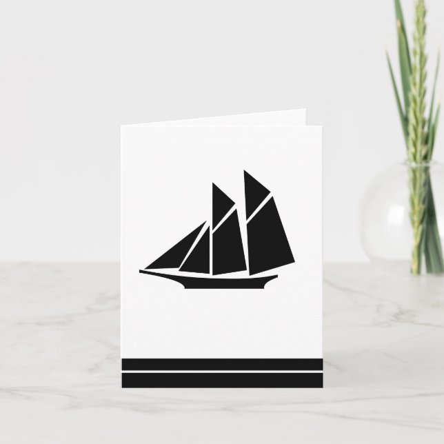 Note Card Sailboat (Front)