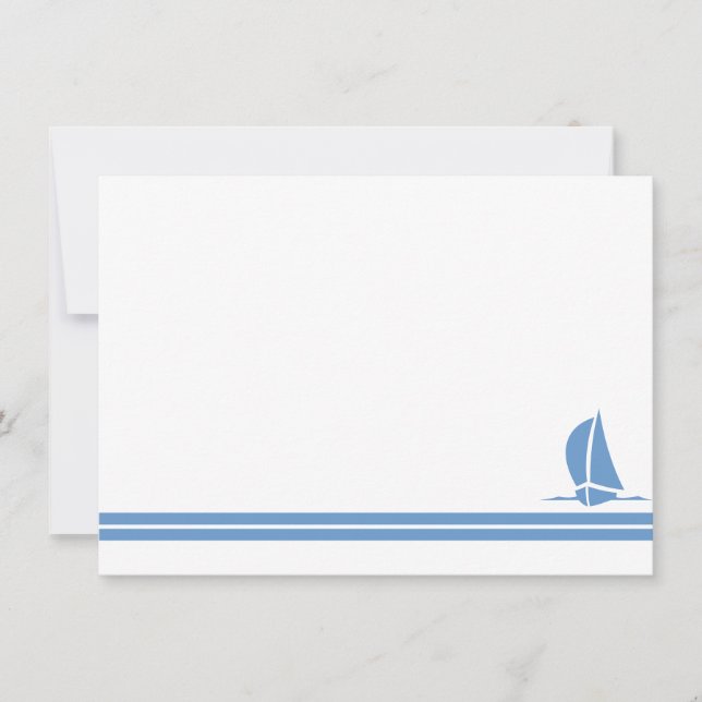 Note Card Sailboat (Front)