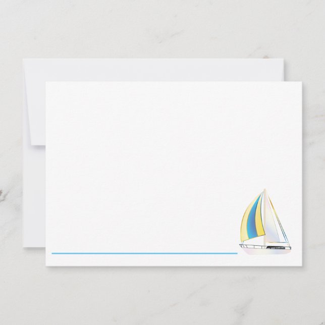 Note Card-Sailboat Card (Front)