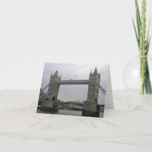 Note Card Tower Bridge over the Thames River
