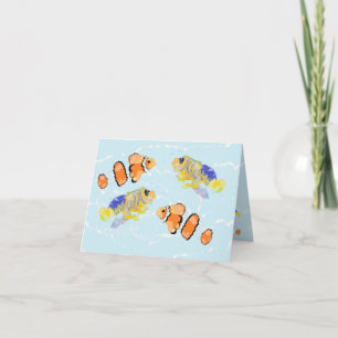 Note Card :  Tropical Fish