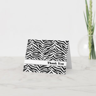 Note Card-Zebra Print Card