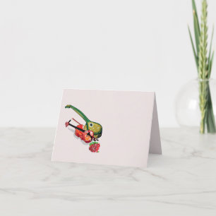 Note Cards : Bouzouki ,Violin with a Rose