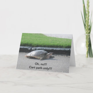 Note cards for golfers