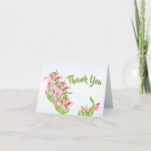 Note Cards : Pink Lilly's