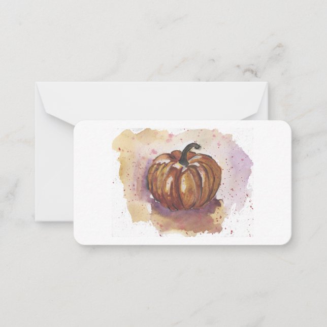 Note Cards "pumpkin" (Front)