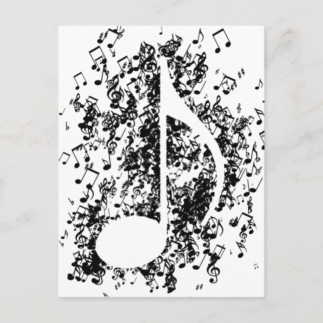 Note Explosion Postcard (Front)