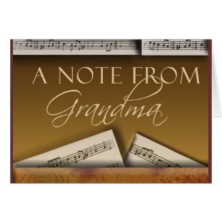 Note from grandma