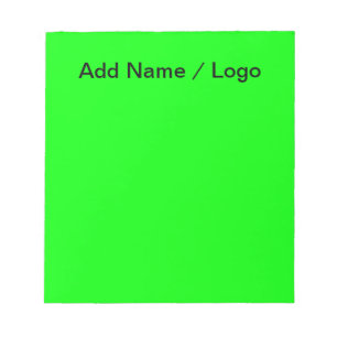 Note-is-Me Notes Bright Green Notepads
