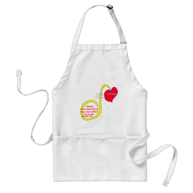 NOTE MUSIC JET LOVES GRANNY 1.PNG STANDARD APRON (Front)