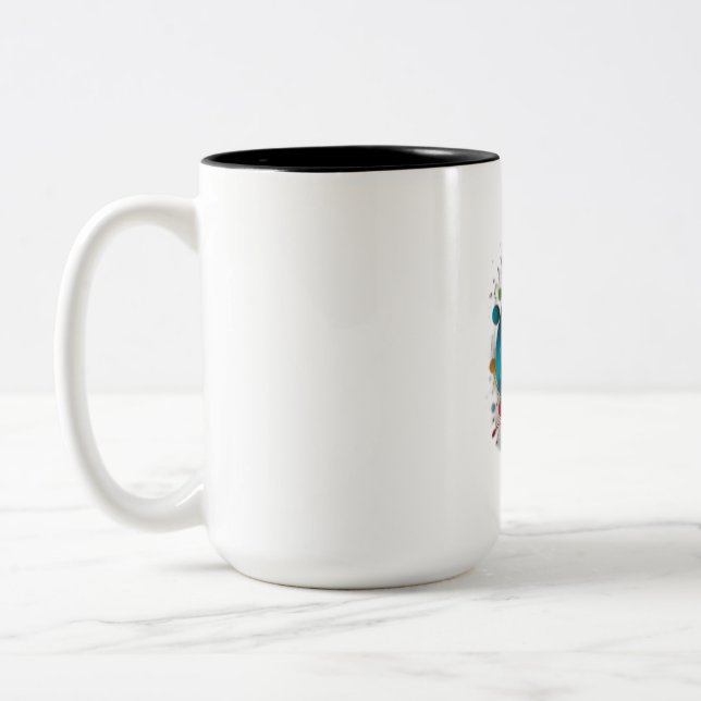 Note music Two-Tone coffee mug (Left)