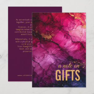 Note on GIFTS Celestial Elegance Marble Enclosure Card