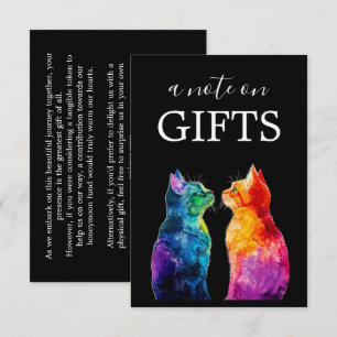 🌈 Note on Gifts Purrfectly Yours: Purrfectly Enclosure Card