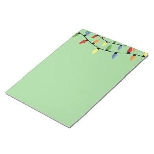 Note Pad-Christmas Lights
