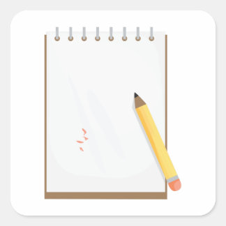 Note Pad Square Sticker
