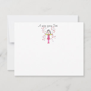 Note paper made from the Heart - Card