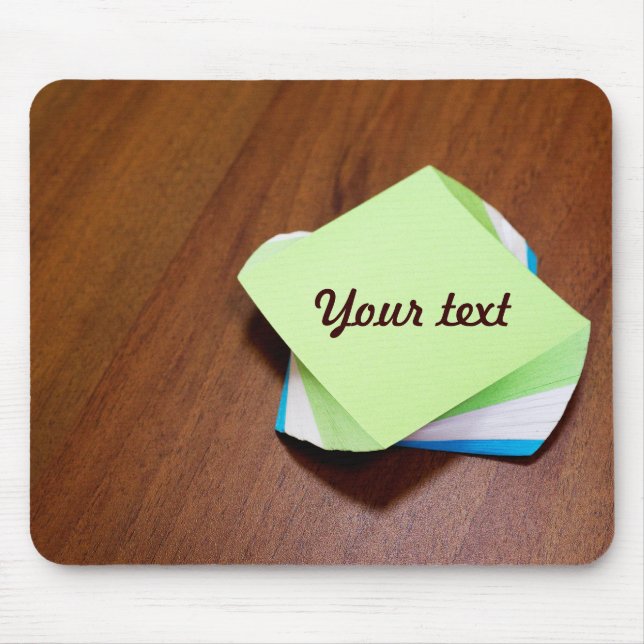Note paper mouse pad (Front)