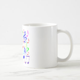 note rainbow coffee mug