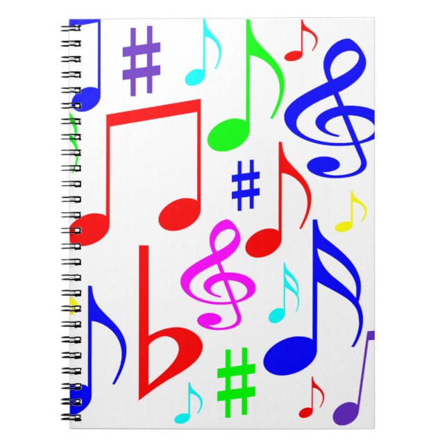 note rainbow spiral notebook (Front)