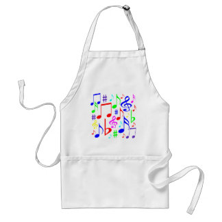 note rainbow standard apron