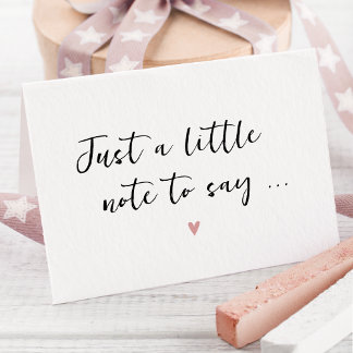 Note to say - Simple Pregnancy Announcement Card