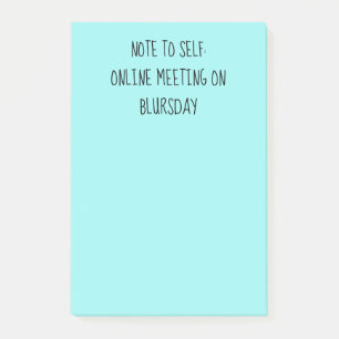 "Note to Self" Funny Home Office Notes