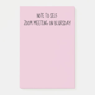 "Note to Self" Funny Quarantine Post-It Notes
