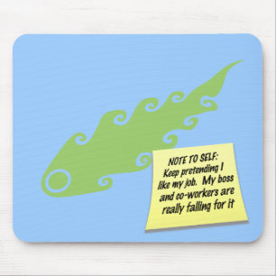 Note to Self Mouse Pad