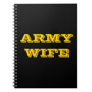 Notebook Army Wife