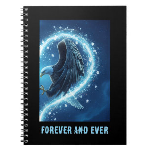 Notebook Bald Eagle Heart Love 2