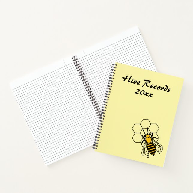 Notebook - Bee Keeping Records (Inside)
