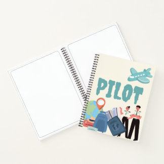 notebook , beige, pilot