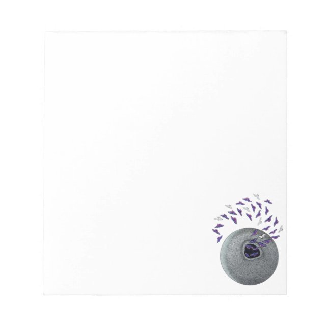 Notebook - Butterflies emerging from a stone Notep Notepad (Front)