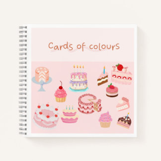 Notebook cake design