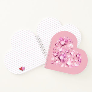 Notebook-Crystal Hearts Notebook