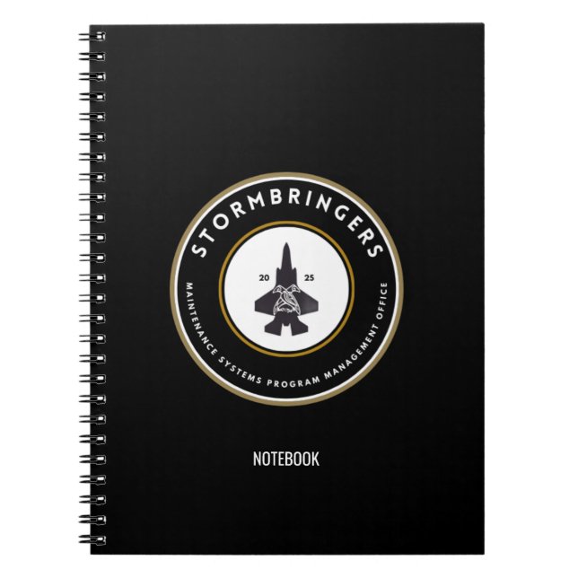 Notebook dark logo (Front)