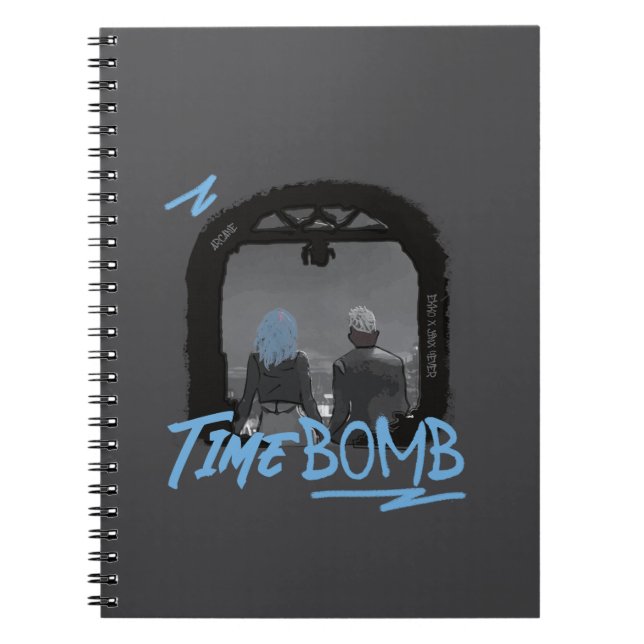 Notebook | Ekko x Jinx | TimeBomb | Arcane (Front)