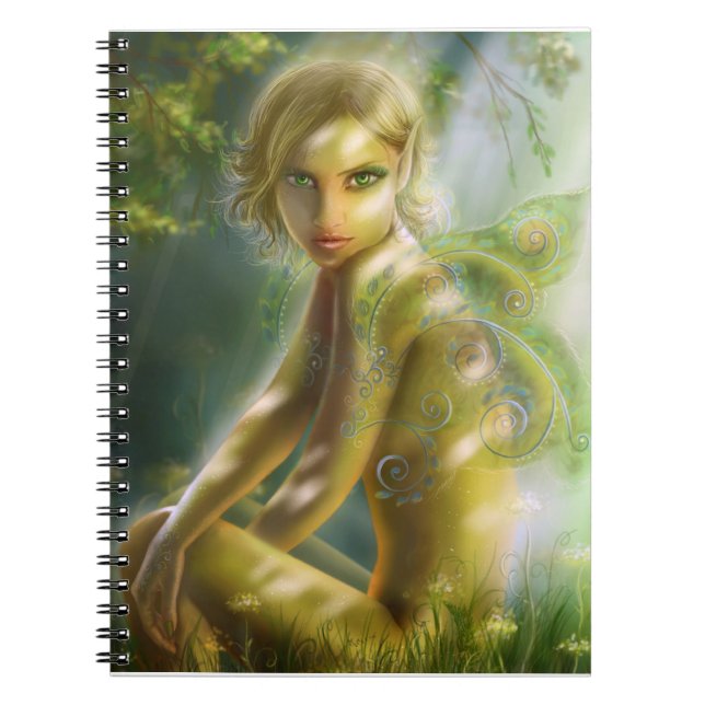 Notebook Elf in Wood (Front)