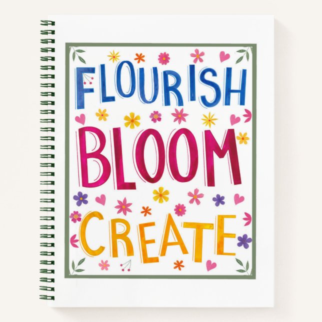 Notebook Flowers (Front)