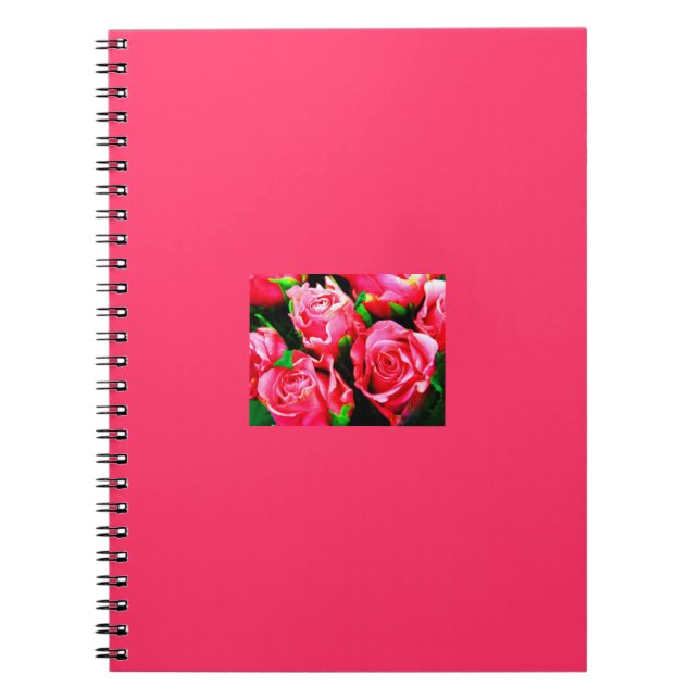 Notebook-Flowers-2 Spiral Notebook (Front)