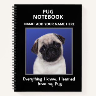 Notebook for Lovers of Pug