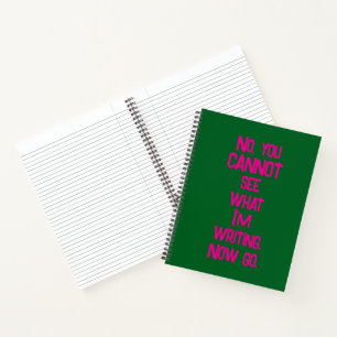 Notebook For People Who Love Privacy