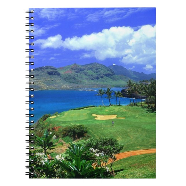 Notebook-Golf Course In Tropics Notebook (Front)