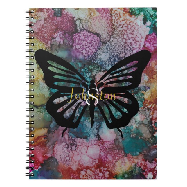 Notebook "Inkblots/Butterfly" Personalize (Front)