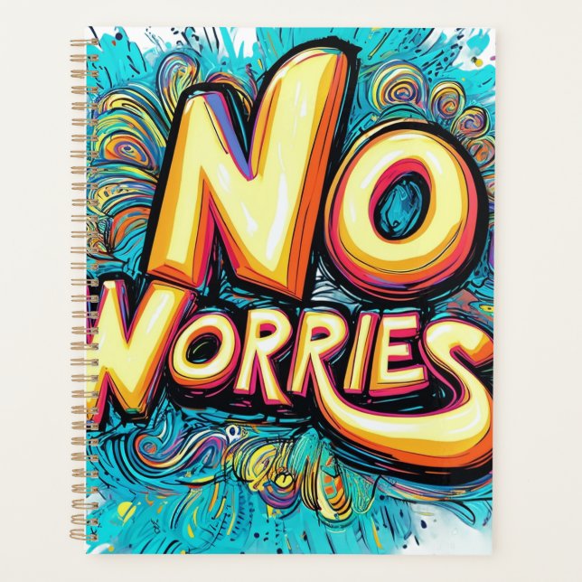 Notebook/journal with a positive message planner (Front)