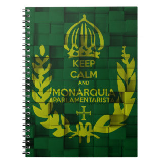 Notebook Keep Clam and Parlamentarista Monarchy