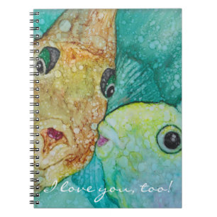Notebook "Kissy Fishy Personalize